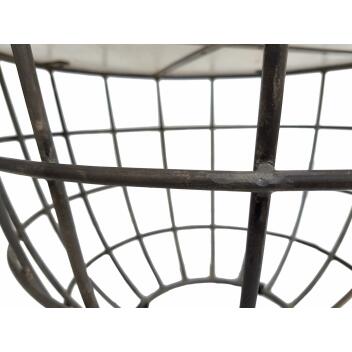 Couchtisch Lexington Wohnzimmertisch Ø 75cm Massivholz weiß gekälkt