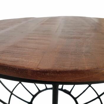 Couchtisch Lexington Wohnzimmer Dallas Ø 75cm Massivholz bassano