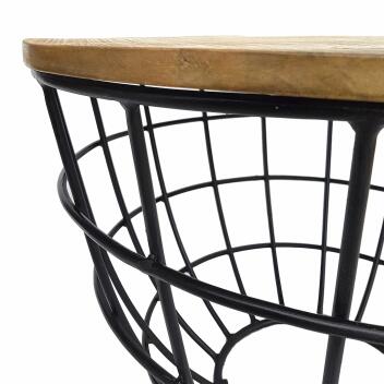 Couchtisch Lexington Wohnzimmer 75cm Massivholz nachhaltig tabacco