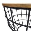 Couchtisch Lexington Wohnzimmer Dallas Ø 55cm Massivholz tabacco