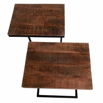 Couchtisch 2er Set Wohnzimmer-Tisch-Set Beistelltisch Atlanta bassano