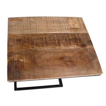 Couchtisch 2er Set Wohnzimmer-Tisch-Set Beistelltisch Atlanta tabacco
