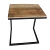 Couchtisch 2er Set Wohnzimmer-Tisch-Set Beistelltisch Atlanta tabacco