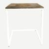 Couchtisch 2er Set Wohnzimmertisch Beistelltisch Atlanta tabacco/white