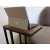 Beistelltisch Holz Sofatisch Laptoptisch C-Tisch Liverpool Metall Gestell