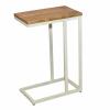 Beistelltisch Holz Sofatisch Laptoptisch C-Tisch Liverpool Metall Gestell