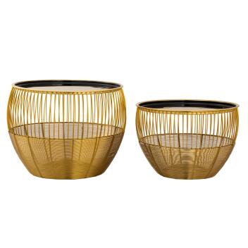 Beistelltisch 2er Set Dekotische Sofatisch Glamira Couchtisch gold schwarz