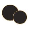 Beistelltisch 2er Set Dekotische Sofatisch Glamira Couchtisch gold schwarz