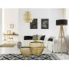 Beistelltisch 2er Set Dekotische Sofatisch Glamira Couchtisch gold schwarz