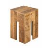 Hocker quadratisch Blumensäule Sitzhocker Blumenhocker Beistelltisch Mangoholz