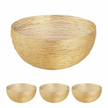 Obstschale 4-teilig ø 30 cm Brotkorb Obstkorb rund...