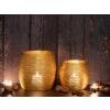 Teelichthalter 12-teilig Set Windlichter Kerzenständer Paris gold Kerzenhalter