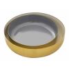 Deko Schale 2er Set rund ø 22 Knabberschale Glam hochwertig Metall Emaille gold