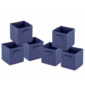Aufbewahrungsboxen 6er Set faltbar Faltbox 26cm...