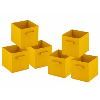 Aufbewahrungsboxen 6er Set faltbar Faltbox 26cm...