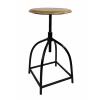 Drehhocker Barhocker Hocker Drehstuhl höhenverstellbar Massivholz Metall