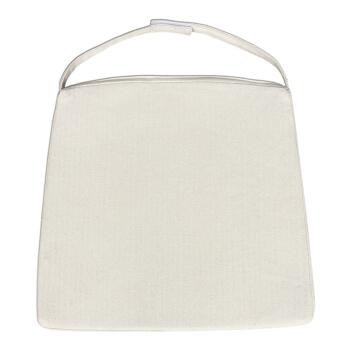 Esszimmer-Stühle Set Rattanstühle Perth 6 Stück weiß Korbstühle nachhaltig