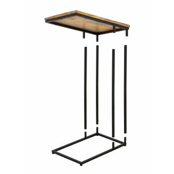 Beistelltisch Holz nachhaltig Sofatisch Laptoptisch C-Tisch Toronto