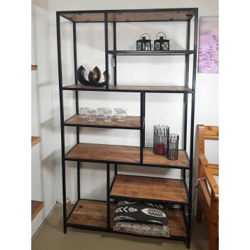 Bücherregal Stand Regal Bücherbord 100 x 193 x 36 cm Liverpool schwarz