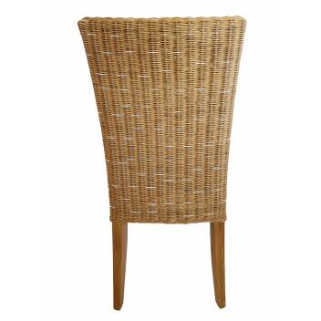 Esszimmer Stühle 4 Stück Rattanstühle Wintergarten Cardine cappuccino