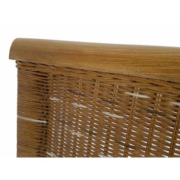 Esszimmer Stühle Set Rattanstühle Perth 4 Stück braun Korbstühle nachhaltig