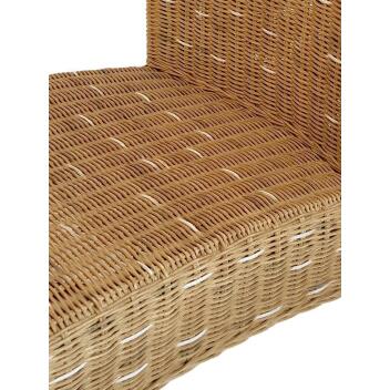 Esszimmer Stühle Rattanstühle Wintergarten Korbstühle Cardine 6 Stück cappuccino