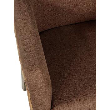 Esszimmer Stühle Set 4 Stück Rattan Bilbao Polstersessel prairie brown