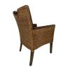 Esszimmer Stühle Set 4 Stück Rattan Bilbao Polstersessel prairie brown