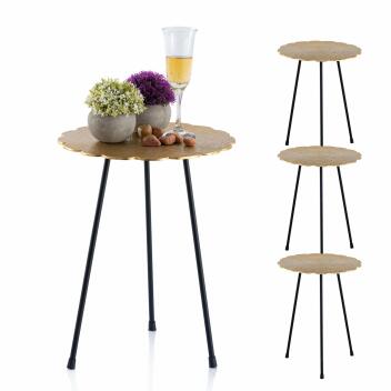 Beistelltisch Set 4-teilig Metall Dekotisch ø 35...