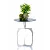 Beistelltisch Metall rund ø 45 cm Dekotisch Marmor Sohoo silber oder gold