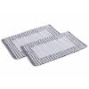 Badteppich Set 2 groß 100% Baumwolle Badematte Badvorleger Badezimmerteppich