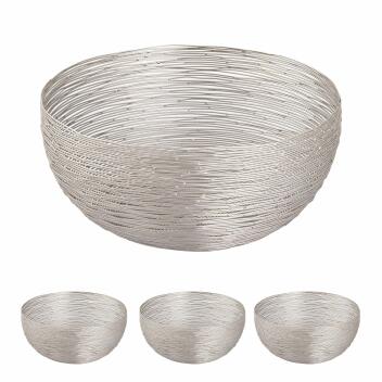 Obstschale 4-teilig ø 30 cm Brotkorb Obstkorb rund...