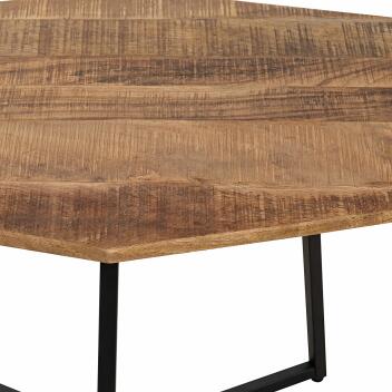 Couchtisch Beistelltisch nachhaltig Wohnzimmer Tisch Inka Metall Gestell schwarz