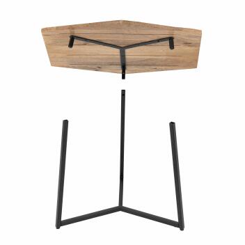 Couchtisch Beistelltisch nachhaltig Wohnzimmer Tisch Inka Metall Gestell schwarz