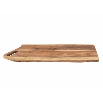 Servierbrett Dekotablett Viking Echtholz Vegan  60x23cm Dekobrett Akazie massiv