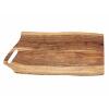 Servierbrett Dekotablett Viking Echtholz Vegan  60x23cm Dekobrett Akazie massiv