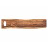 Holzbrett Servierbrett Dekotablett Thor 70x15cm Dekobrett Akazie massiv Vegan