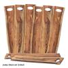 Dekobrett Servierbrett Dekotablett Masterbox 8-teilig Thor 70x15cm Akazie massiv