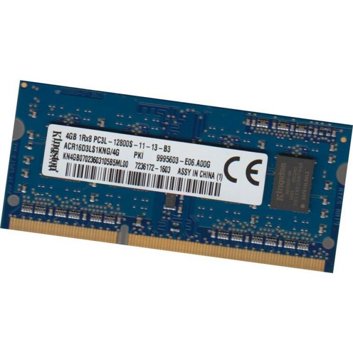 Kingston 8Gb Notebook DDR3L Speicher 1600 Mhz KCP3L16SS8/4 SoDimm 204Pin 1,35V