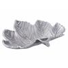 Dekoschale Schale Aluminium Leaf gold o. silber Blattschale