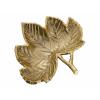 Dekoschale Schale Aluminium Leaf gold o. silber Blattschale