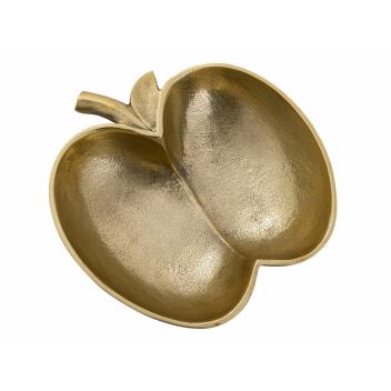 Dekoschale Dekoration Massiv chic Apfel Schale Apple gold...