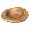 Teakholz Schale Ø 25 cm Einzigartiges Naturprodukt aus Wurzelholz
