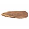 Baumscheibe Servierbrett verleimt Serviertablett Deko Akazie massiv 60x30cm