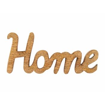 Holzdeko Schriftzug Home B28x12cm Dekoschrift Mangoholz massiv
