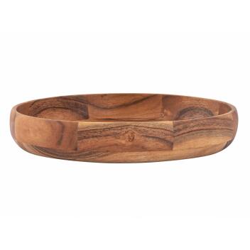 Holzschale Deko Schale Obstschale Holz ø30cm lebensmittelecht Akazie massiv