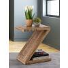 Beistelltisch Holz Z Form Zoro Sofatisch Blumentisch nachhaltig Mango Altholz