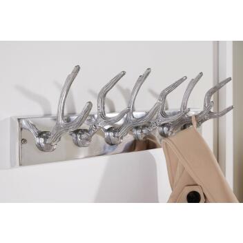 Wandgarderobe Deer 50cm silber 22529