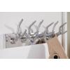 Wandgarderobe Deer 50cm silber 22529