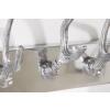 Wandgarderobe Deer 50cm silber 22529